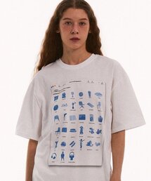 フェイバリットフォルダーオーバーサイズTシャツ(ホワイト)