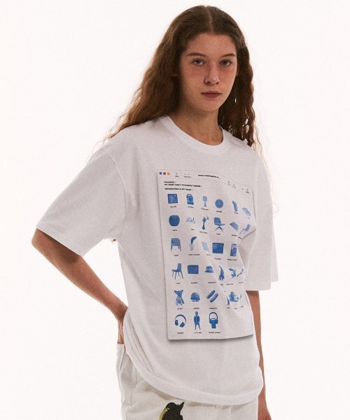 MATCHGLOBE(マッチグローブ)の「フェイバリットフォルダーオーバーサイズTシャツ(ホワイト)(Tシャツ/カットソー・レディース・その他・FREE)」の3枚目の写真