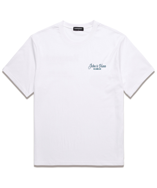 VANNWORKS(バンワークス)の「JOHN オーバーサイズ 半袖Tシャツ (VS0125) ホワイト(Tシャツ/カットソー・レディース・その他・MEDIUM/LARGE/X-LARGE/XX-LARGE/SMALL)」の2枚目の写真