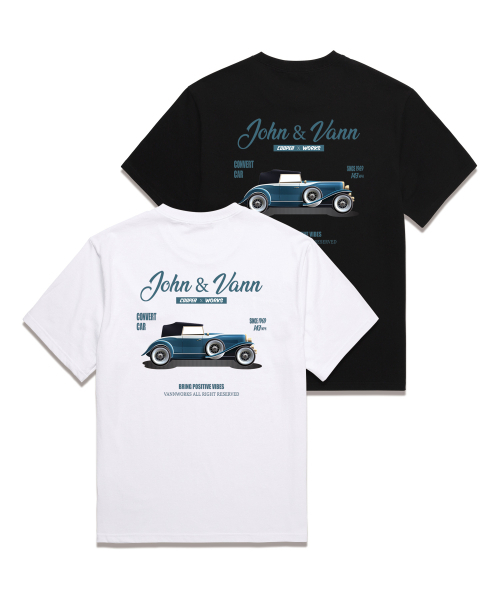 VANNWORKS(バンワークス)の「JOHN オーバーサイズ 半袖Tシャツ (VS0125) ホワイト(Tシャツ/カットソー・レディース・その他・MEDIUM/LARGE/X-LARGE/XX-LARGE/SMALL)」の5枚目の写真