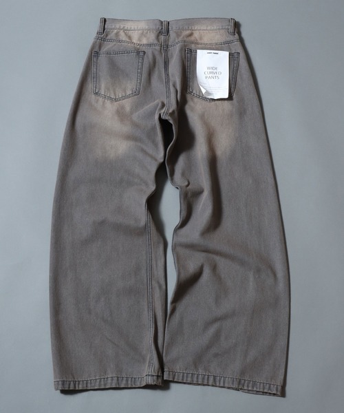 ANPAS(アンパス)の「Wide Curved Pants/ワイドデニムカーブパンツ バレルレッグパンツ ジーンズ デニムパンツ ボトムス メンズ レディース ユニセックス(デニムパンツ・メンズ・グレー/ブルー/ブラック/ブラウン・S/M/L/LL)」の21枚目の写真