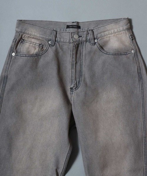 ANPAS(アンパス)の「Wide Curved Pants/ワイドデニムカーブパンツ バレルレッグパンツ ジーンズ デニムパンツ ボトムス メンズ レディース ユニセックス(デニムパンツ・メンズ・グレー/ブルー/ブラック/ブラウン・S/M/L/LL)」の16枚目の写真