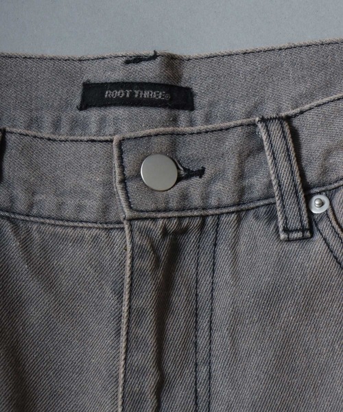 ANPAS(アンパス)の「Wide Curved Pants/ワイドデニムカーブパンツ バレルレッグパンツ ジーンズ デニムパンツ ボトムス メンズ レディース ユニセックス(デニムパンツ・メンズ・グレー/ブルー/ブラック/ブラウン・S/M/L/LL)」の14枚目の写真