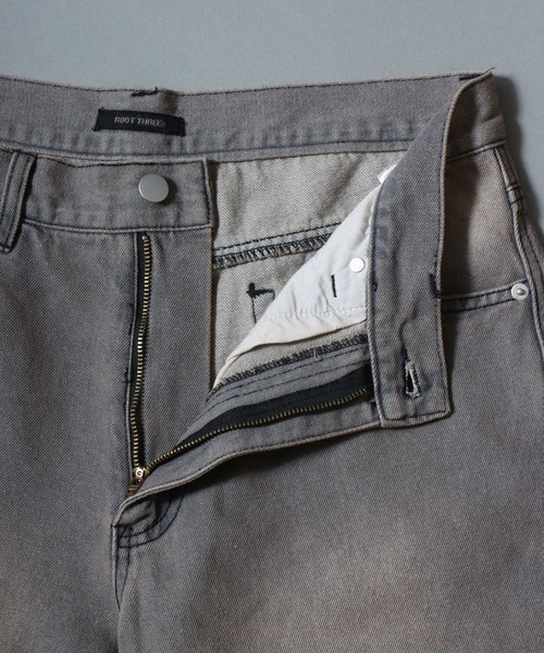 ANPAS(アンパス)の「Wide Curved Pants/ワイドデニムカーブパンツ バレルレッグパンツ ジーンズ デニムパンツ ボトムス メンズ レディース ユニセックス(デニムパンツ・メンズ・グレー/ブルー/ブラック/ブラウン・S/M/L/LL)」の13枚目の写真