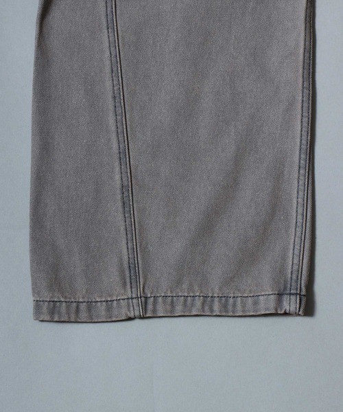 ANPAS(アンパス)の「Wide Curved Pants/ワイドデニムカーブパンツ バレルレッグパンツ ジーンズ デニムパンツ ボトムス メンズ レディース ユニセックス(デニムパンツ・メンズ・グレー/ブルー/ブラック/ブラウン・S/M/L/LL)」の12枚目の写真