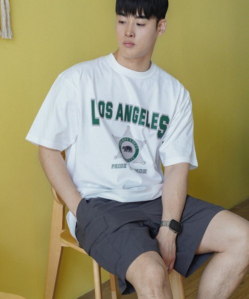 THE MILE（ザマイル）の「L.A COUNTY GARMENTS CREW [WHITE]（Tシャツ/カットソー・メンズ・その他・SMALL/MEDIUM/LARGE/X-LARGE/X-SMALL）」の3枚目の写真