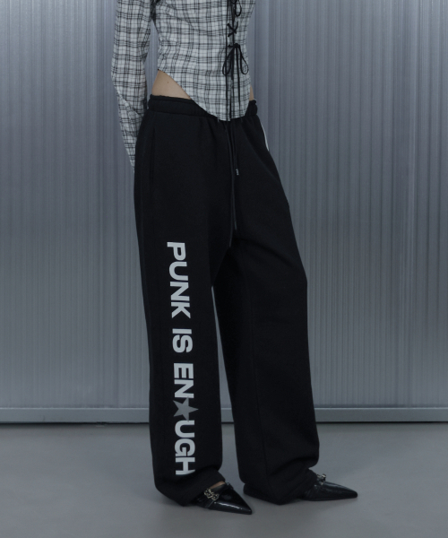 PUNK WAPPEN SWEATPANTS / BLACK（スウェットパンツ）｜SETUP-EXE