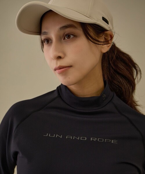 JUN&ROPE'（ジュンアンドロペ）の「【NOIR】ウォームキーパーハイネック長袖トップス/保温（Tシャツ/カットソー・レディース・ベージュ系その他/ホワイト/ブラック/チャコールグレー・M/L/S）」の9枚目の写真