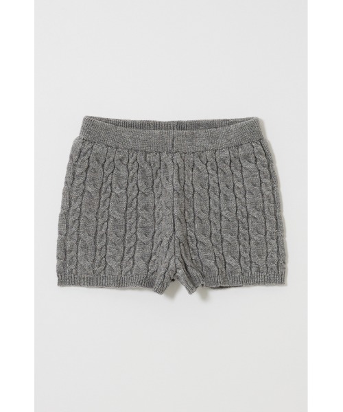 MOUSSY（マウジー）の「CABLE KNIT ショーツ（その他パンツ）」 - WEAR
