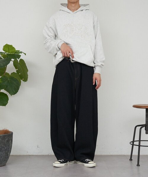 CIAOPANIC（チャオパニック）の「サイドタックコットンツイードパンツ（その他パンツ・メンズ・ブラック/ホワイト/インディゴブルー・MEDIUM/LARGE）」の14枚目の写真