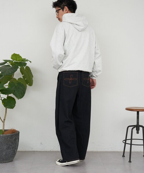 CIAOPANIC（チャオパニック）の「サイドタックコットンツイードパンツ（その他パンツ・メンズ・ブラック/ホワイト/インディゴブルー・MEDIUM/LARGE）」の16枚目の写真