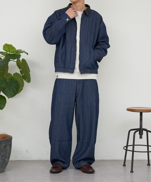 CIAOPANIC（チャオパニック）の「サイドタックコットンツイードパンツ（その他パンツ・メンズ・ブラック/ホワイト/インディゴブルー・MEDIUM/LARGE）」の21枚目の写真