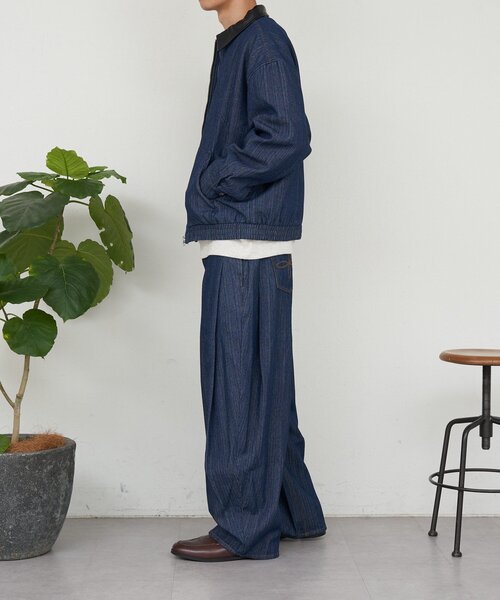 CIAOPANIC（チャオパニック）の「サイドタックコットンツイードパンツ（その他パンツ・メンズ・ブラック/ホワイト/インディゴブルー・MEDIUM/LARGE）」の22枚目の写真