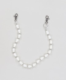 SPINNS | ラバーウォレットチェーン/ホワイトスカル/ユニセックス(ウォレットチェーン)