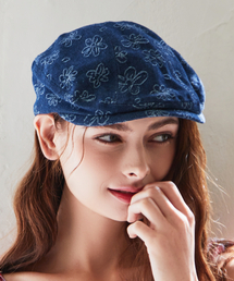CHARMY（チャミ）の「Perry Dark Blue Hunting Cap（ハンチング/ベレー帽）」