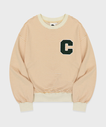 CONCEPTCOLLEGE（コンセプトカレッジ）の「Cパッチストライプスウェットシャツ_イエロー [男女共用]（スウェット）」