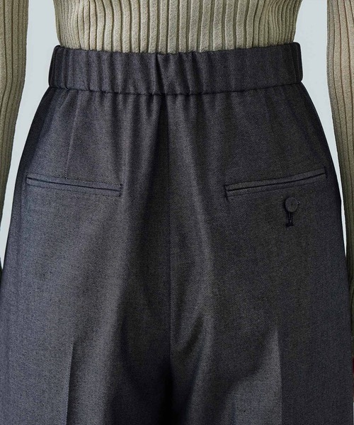 ROPE'（ロペ）の「トリアセツイル ワンタックイージーワイドパンツ(デニムライク)/イージーケア・セットアップ対応（スラックス・レディース・ブラック/ブルー系その他3・36/38/40）」の15枚目の写真