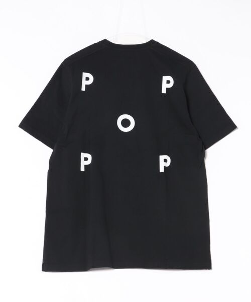 POP TRADING COMPANY（ポップトレーディングカンパニー）の「Pop Trading Company/ポップトレーディングカンパニー  Tシャツ LOGO T-SHIRT（Tシャツ/カットソー・メンズ・ブラック・M/L）」の2枚目の写真