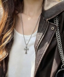 MASHIRO（マシロ）の「【MASHIRO】クロスモチーフロングネックレス ユニセックス(MA/EK504)（ネックレス）」