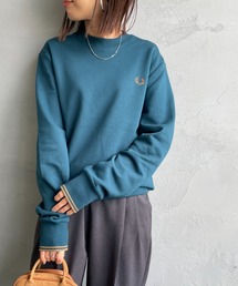 FRED PERRY（フレッドペリー）の「[FRED PERRY/フレッドペリー] ワンポイント刺繍ロゴ クルーネックスウェット M7535（スウェット）」