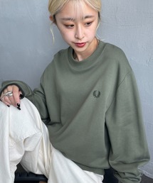 FRED PERRY（フレッドペリー）の「[FRED PERRY/フレッドペリー] ワンポイント刺繍ロゴ クルーネックスウェット M7535（スウェット）」