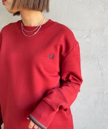FRED PERRY（フレッドペリー）の「[FRED PERRY/フレッドペリー] ワンポイント刺繍ロゴ クルーネックスウェット M7535（スウェット）」