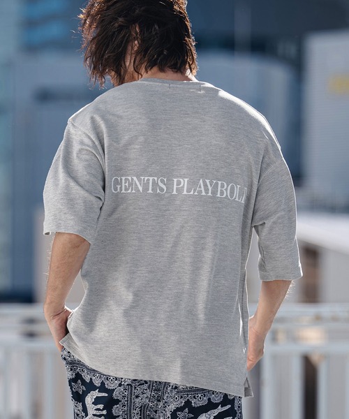 CAMBIO(カンビオ)の「mt10180- Cool Touch USA Cotton Print Pocket Tee プリントTシャツ(AI-261-003)(Tシャツ/カットソー・メンズ・ホワイト/ブラック/グレー・S/M/L)」の5枚目の写真