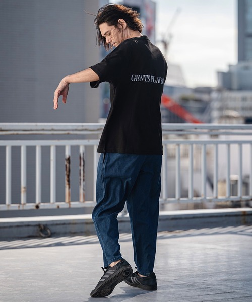 CAMBIO(カンビオ)の「mt10180- Cool Touch USA Cotton Print Pocket Tee プリントTシャツ(AI-261-003)(Tシャツ/カットソー・メンズ・ホワイト/ブラック/グレー・S/M/L)」の11枚目の写真