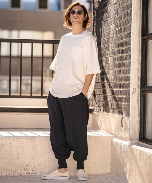 CAMBIO(カンビオ)の「mt10180- Cool Touch USA Cotton Print Pocket Tee プリントTシャツ(AI-261-003)(Tシャツ/カットソー・メンズ・ホワイト/ブラック/グレー・S/M/L)」の14枚目の写真