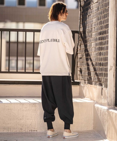 CAMBIO(カンビオ)の「mt10180- Cool Touch USA Cotton Print Pocket Tee プリントTシャツ(AI-261-003)(Tシャツ/カットソー・メンズ・ホワイト/ブラック/グレー・S/M/L)」の15枚目の写真
