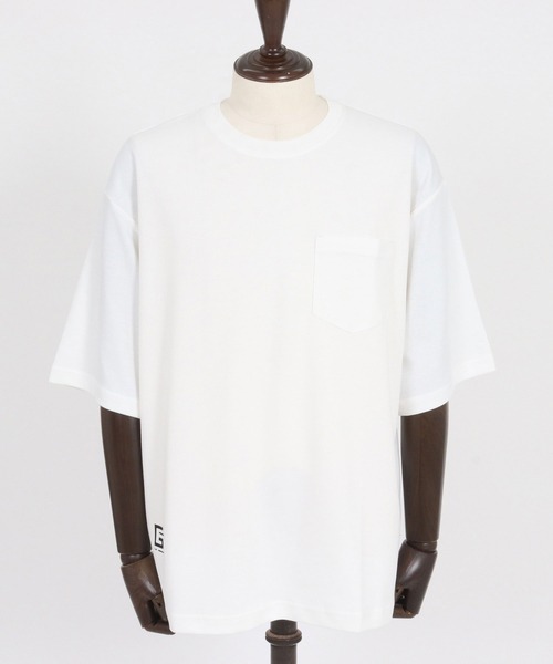 CAMBIO(カンビオ)の「mt10180- Cool Touch USA Cotton Print Pocket Tee プリントTシャツ(AI-261-003)(Tシャツ/カットソー・メンズ・ホワイト/ブラック/グレー・S/M/L)」の17枚目の写真