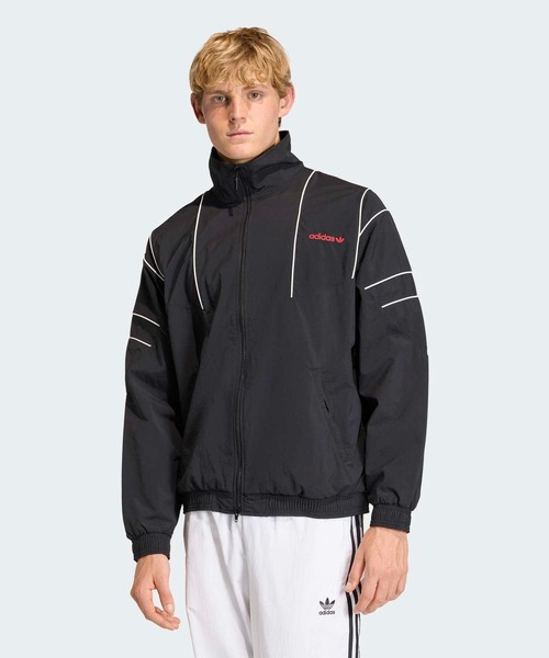 adidas（アディダス）の「カットライン トラックトップ / ジャージ / トラックジャケット / アディダスオリジナルス adidas Originals（ジャージ・メンズ・ベージュ/ブラック・3XL/MEDIUM/SMALL/X-SMALL/XX-LARGE/LARGE/X-LARGE/XX-SMALL）」の2枚目の写真