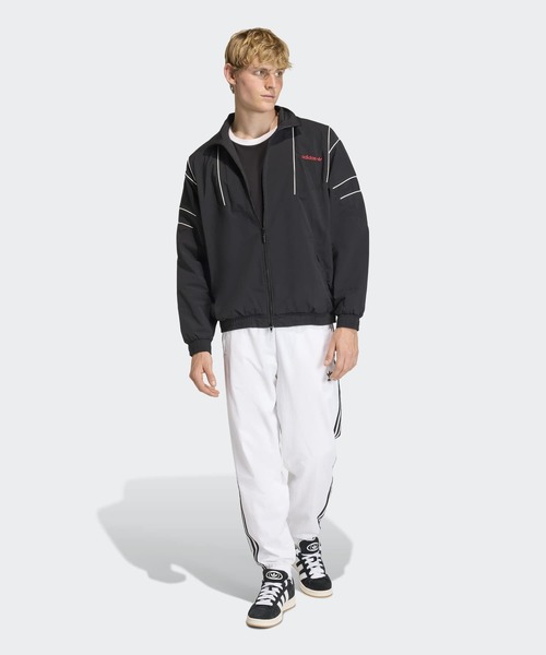 adidas（アディダス）の「カットライン トラックトップ / ジャージ / トラックジャケット / アディダスオリジナルス adidas Originals（ジャージ・メンズ・ベージュ/ブラック・3XL/MEDIUM/SMALL/X-SMALL/XX-LARGE/LARGE/X-LARGE/XX-SMALL）」の6枚目の写真