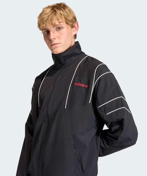 adidas（アディダス）の「カットライン トラックトップ / ジャージ / トラックジャケット / アディダスオリジナルス adidas Originals（ジャージ・メンズ・ベージュ/ブラック・3XL/MEDIUM/SMALL/X-SMALL/XX-LARGE/LARGE/X-LARGE/XX-SMALL）」の4枚目の写真