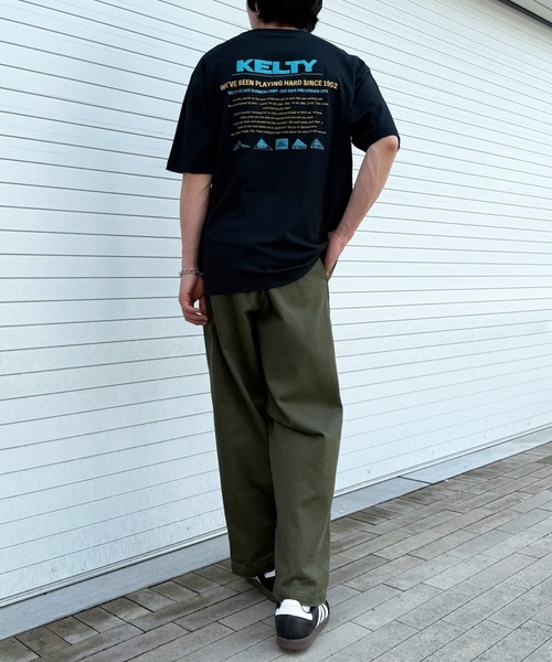 KELTY(ケルティ)の「別注【KELTY】限定展開/バックプリント ヴィンテージアーカイブ クルーネックTシャツ / 古着風 アメカジ 半袖T / ユニセックス(Tシャツ/カットソー・レディース・ネイビー/ホワイト/ピンク/グレー/ブラック・XS/S/M/L)」の21枚目の写真