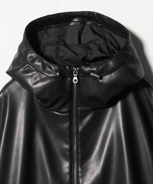 2024✨UNITED ARROWS ライト フード ブルゾン ブラック 36 UNITED ARROWS（ユナイテッドアローズ）の「ライト フード ブルゾン