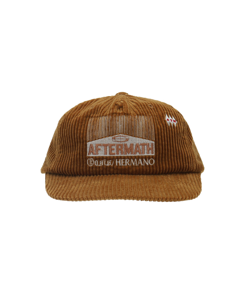 AFTERMATH(アフターマス)の「CIGAR CORDUROY BALL CAP CAMEL(キャップ・レディース・キャメル・ONE SIZE)」の2枚目の写真