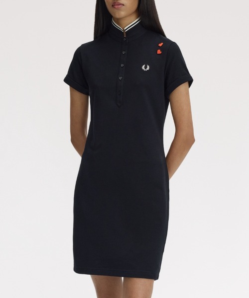 【値下げ】新品・Fred Perry ×エイミー・ワインハウス Amy Winehouse Tipped Polo Dress／エイミー・ワインハウス ティップ
