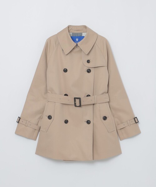 BLUE LABEL CRESTBRIDGE（ブルーレーベルクレストブリッジ）の「ライトギャバジンミディアムトレンチコート（トレンチコート・レディース・ベージュ・38/40/36）」の12枚目の写真