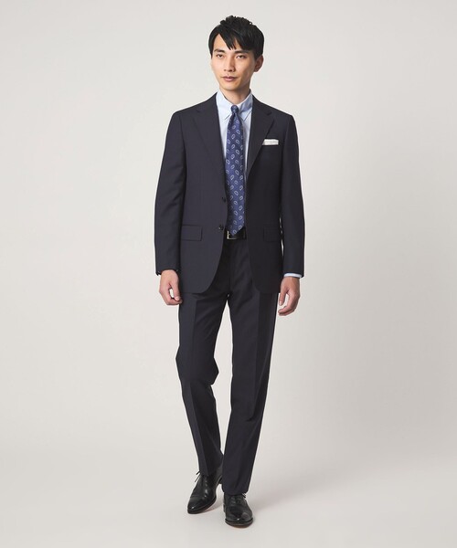 green label relaxing（グリーンレーベルリラクシング）の「GUABELLO モヘヤ混トロピカル 3B HXD スーツジャケット（スーツジャケット・メンズ・ダークブラウン/ネイビー・46/48/50/44/52/42）」の3枚目の写真