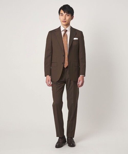 green label relaxing（グリーンレーベルリラクシング）の「GUABELLO モヘヤ混トロピカル 3B HXD スーツジャケット（スーツジャケット・メンズ・ダークブラウン/ネイビー・46/48/50/44/52/42）」の4枚目の写真