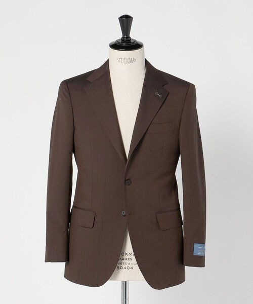 green label relaxing（グリーンレーベルリラクシング）の「GUABELLO モヘヤ混トロピカル 3B HXD スーツジャケット（スーツジャケット・メンズ・ダークブラウン/ネイビー・46/48/50/44/52/42）」の8枚目の写真
