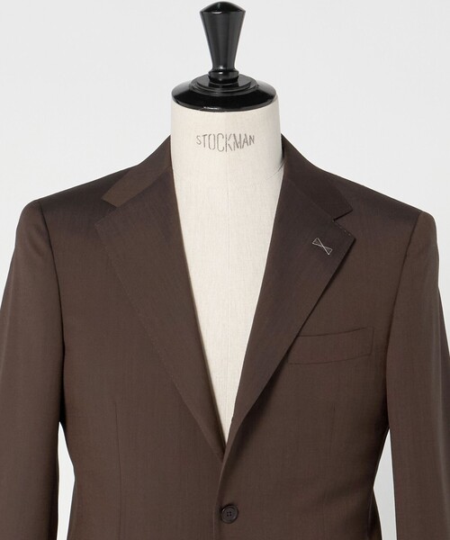 green label relaxing（グリーンレーベルリラクシング）の「GUABELLO モヘヤ混トロピカル 3B HXD スーツジャケット（スーツジャケット・メンズ・ダークブラウン/ネイビー・46/48/50/44/52/42）」の10枚目の写真