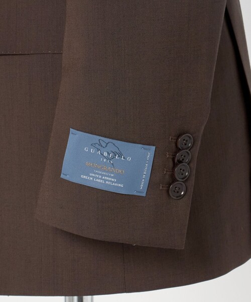 green label relaxing（グリーンレーベルリラクシング）の「GUABELLO モヘヤ混トロピカル 3B HXD スーツジャケット（スーツジャケット・メンズ・ダークブラウン/ネイビー・46/48/50/44/52/42）」の11枚目の写真