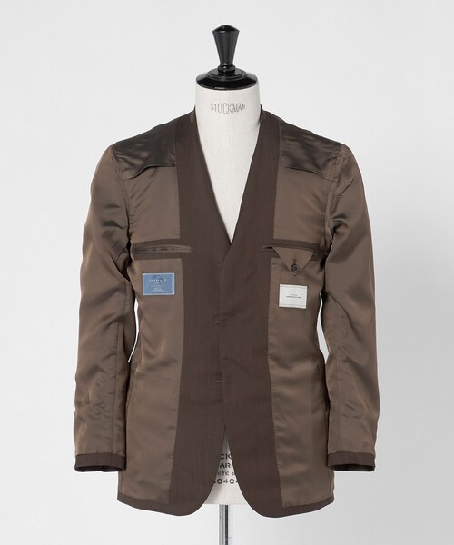 green label relaxing（グリーンレーベルリラクシング）の「GUABELLO モヘヤ混トロピカル 3B HXD スーツジャケット（スーツジャケット・メンズ・ダークブラウン/ネイビー・46/48/50/44/52/42）」の22枚目の写真