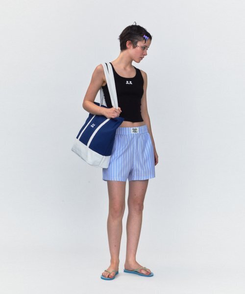 Rest&Recreation（レストアンドレクリエーション）の「RR CANVAS SHOULDER BAG_NAVY（ショルダーバッグ・レディース・その他・ONE SIZE）」の2枚目の写真