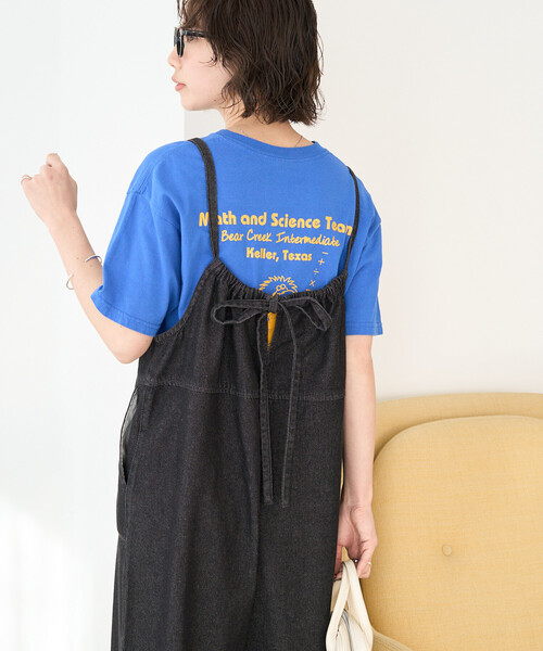 FREAK'S STORE（フリークスストア）の「限定展開　紐 デニム サロペット（サロペット/オーバーオール・レディース・グレー/ブルー/ネイビー/ブラック・SMALL/MEDIUM）」の8枚目の写真