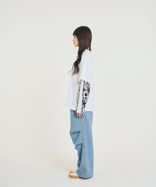 EFFECTEN（エフェクテン）の「【EFFECTEN】Fake layered L/S Tee（Tシャツ/カットソー・メンズ・グレー系その他/ホワイト系その他・FREE）」の4枚目の写真