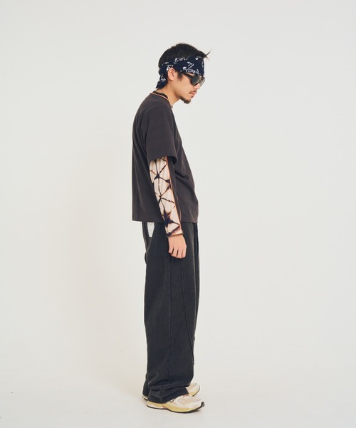 EFFECTEN（エフェクテン）の「【EFFECTEN】Fake layered L/S Tee（Tシャツ/カットソー・メンズ・グレー系その他/ホワイト系その他・FREE）」の6枚目の写真