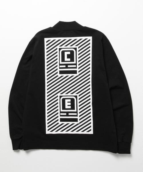 C.E（シーイー）の「C.E / BOLD ロゴ タートルネック ロングスリーブTシャツ（Tシャツ/カットソー・メンズ・ブラック/ホワイト・LARGE/X-LARGE/MEDIUM/SMALL）」の7枚目の写真